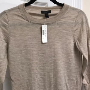 J. Crew size small tan lightweight sweater, sale!!